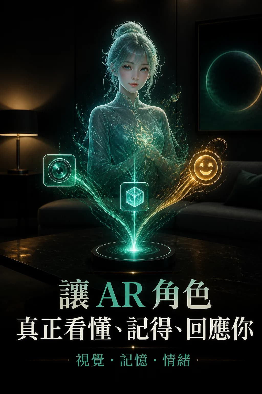 讓 AR 角色真正看懂記得並回應使用者的課程主視覺