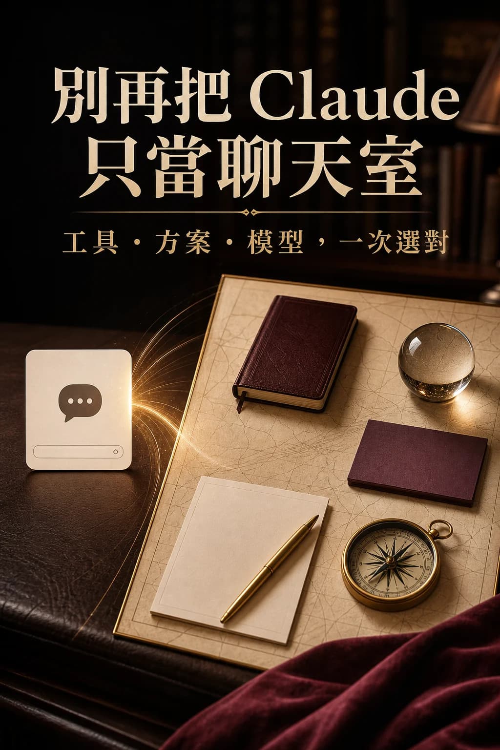 別再把 Claude 只當聊天室的免費課程行銷主視覺