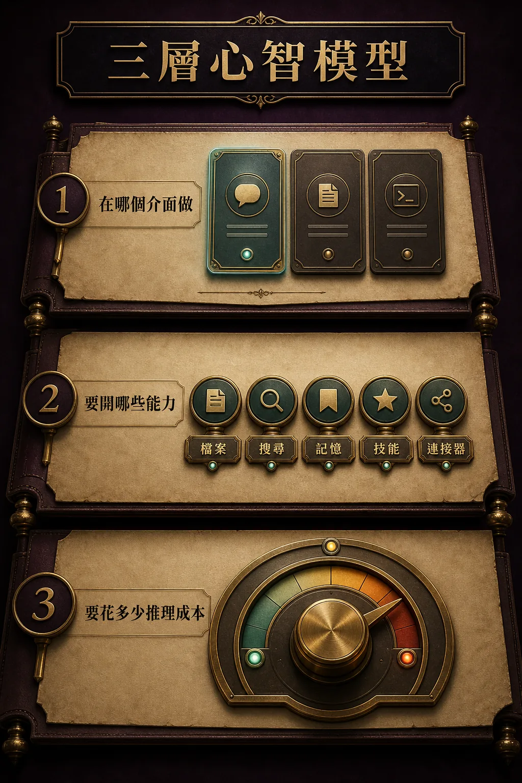 Claude 三層心智模型介面能力與推理成本