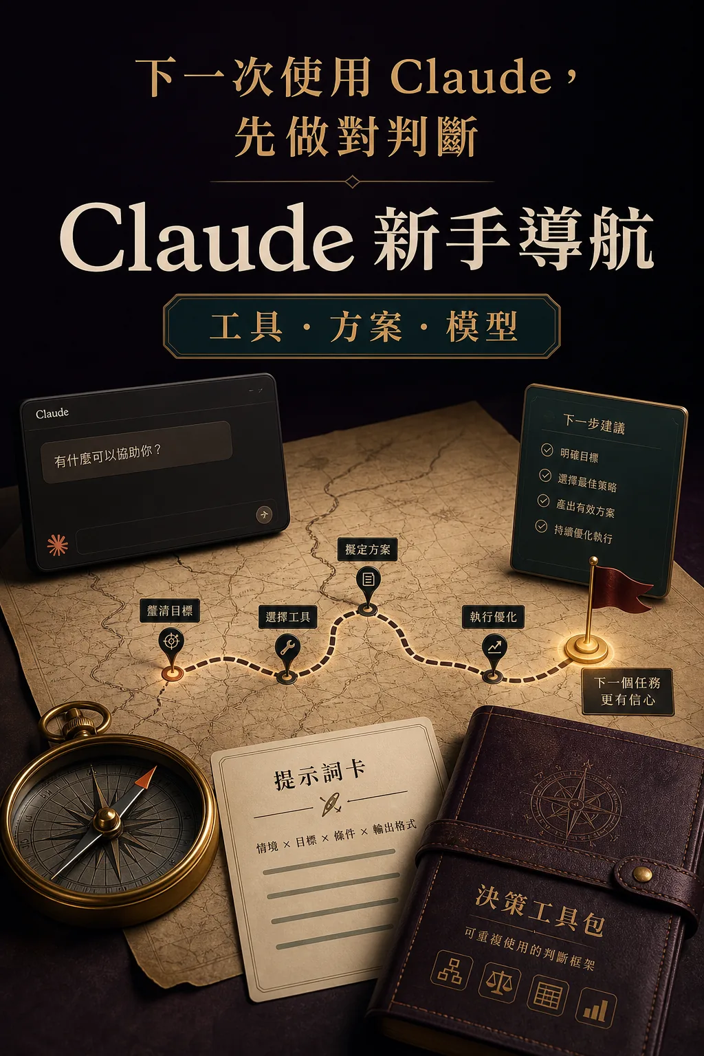 Claude 新手導航課程結尾主視覺