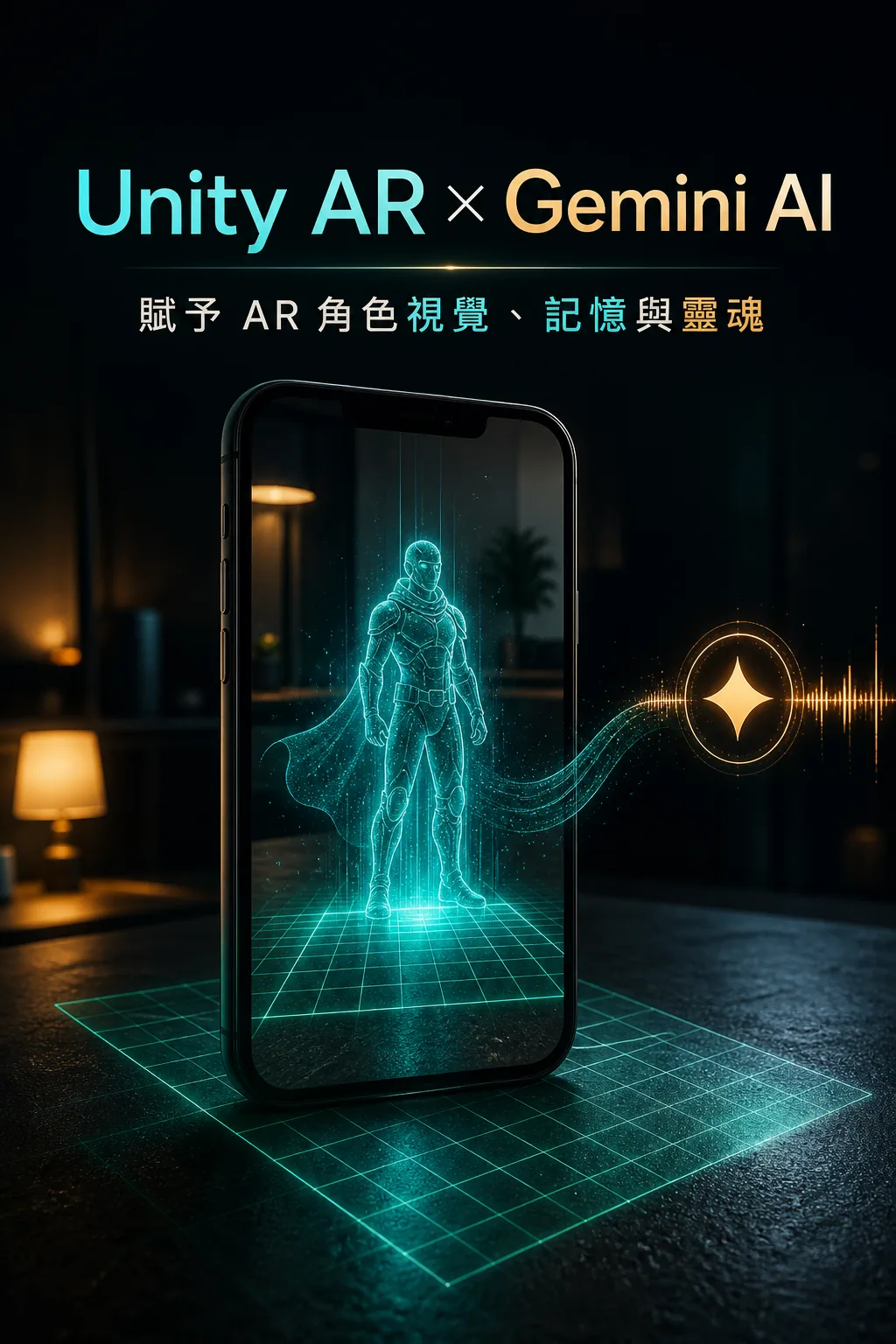 Unity AR Gemini AI 賦予角色視覺記憶與靈魂的主視覺
