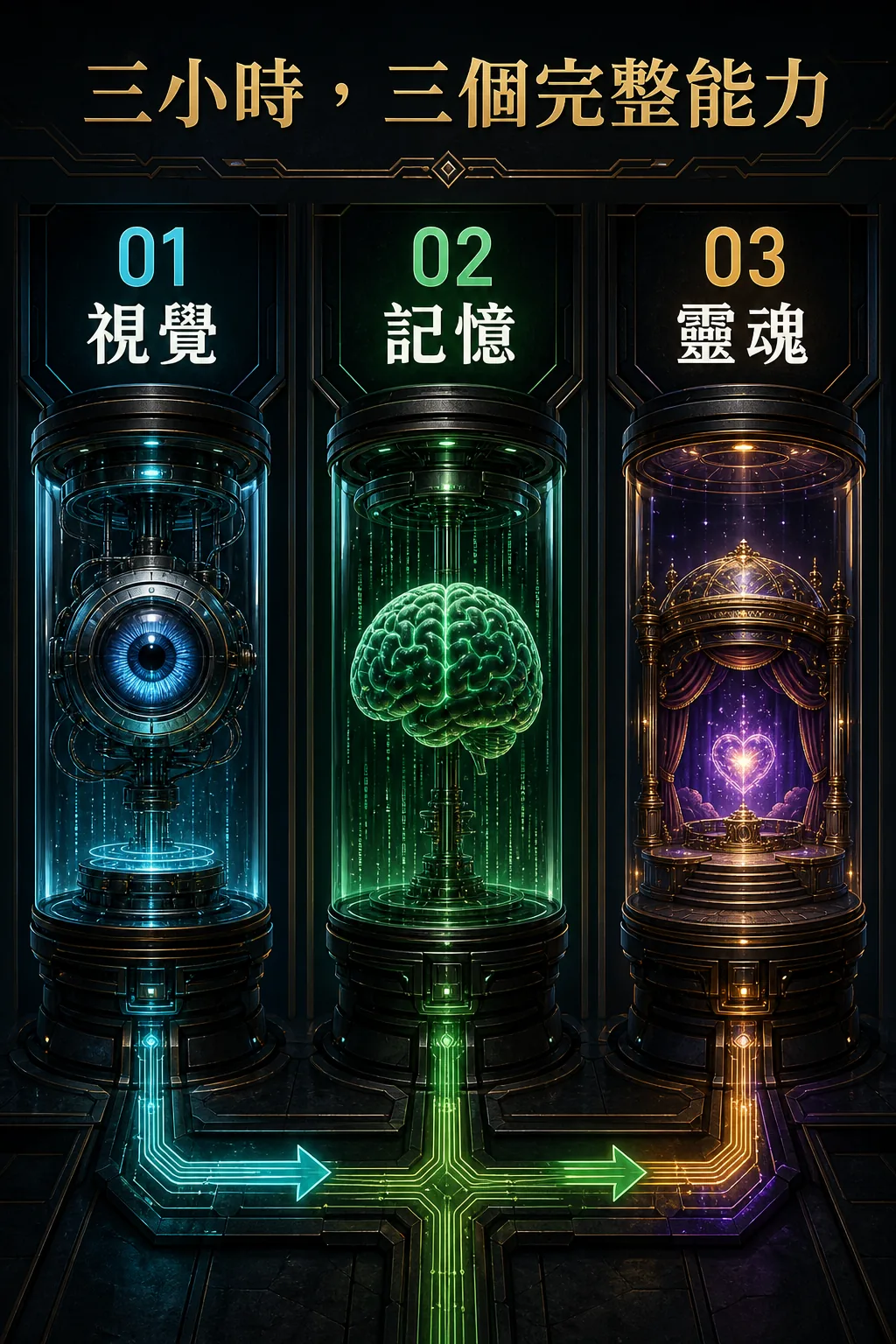 Unity AR 三小時三個完整能力的視覺記憶靈魂架構圖