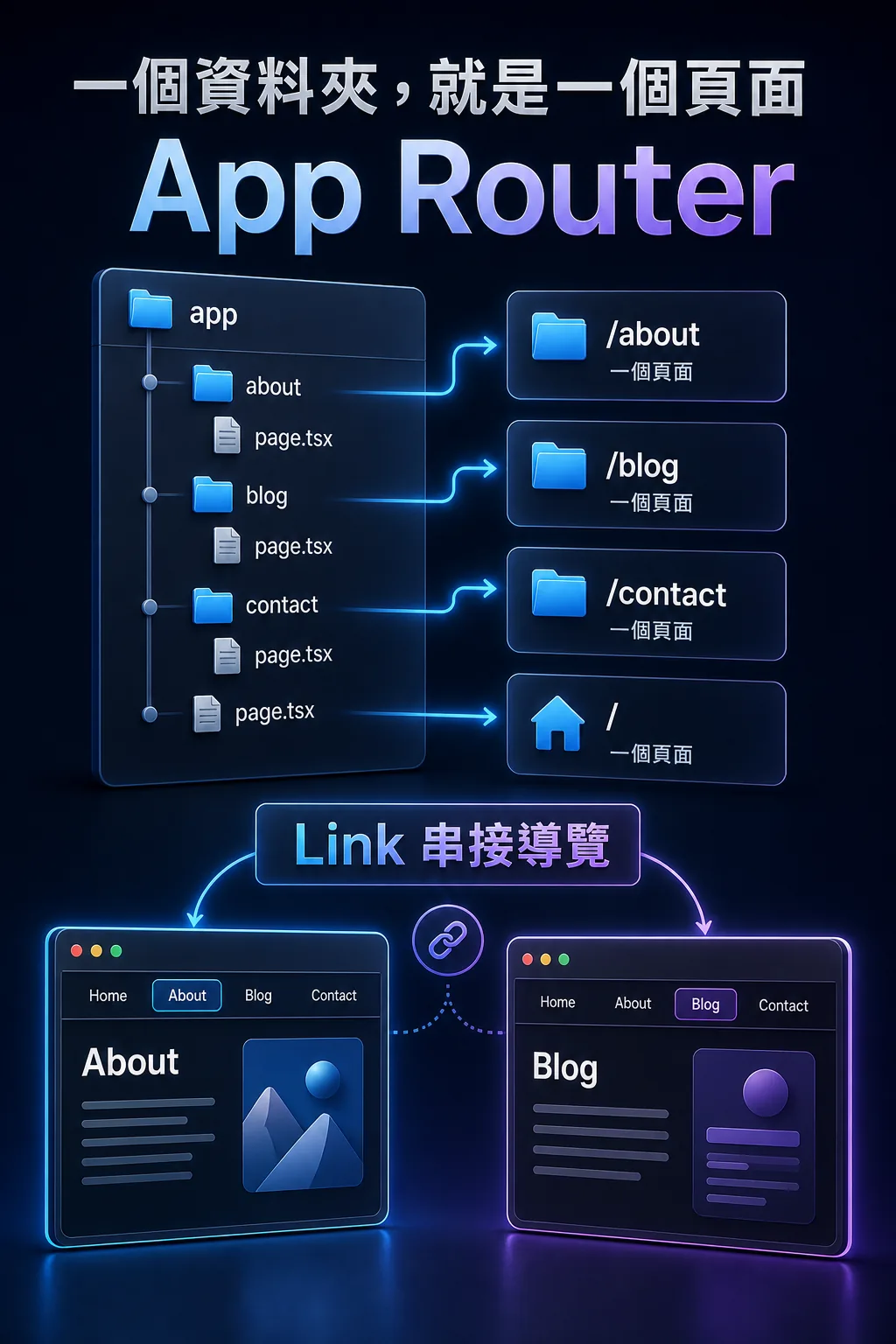 Next.js 表單驗證與成功錯誤狀態課程視覺