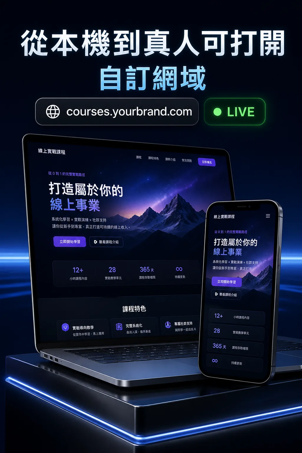 Vibe Coding Next.js Vercel 課程結尾主視覺